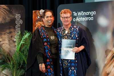 Photo from the TWoA Whirikoka 2024 Graduation (Gisborne), held at the War Memorial Theatre, Gisborne, East Coast, New Zealand on Wednesday 10 April, 2024. Photo by Mike Walen / KeyImagery Photography. Copyright: © Te Wānanga o Aotearoa.