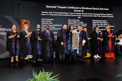 Photo from the TWoA Tāmaki Makaurau 2024 Graduations (Ceremony 4 @ 7pm), held at Church Unlimited, Glendene, Auckland, New Zealand on Tuesday, 25 June, 2024. Photo: Mike Walen / KeyImagery Photography. Copyright: © Te Wānanga o Aotearoa.