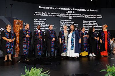 Photo from the TWoA Tāmaki Makaurau 2024 Graduations (Ceremony 4 @ 7pm), held at Church Unlimited, Glendene, Auckland, New Zealand on Tuesday, 25 June, 2024. Photo: Mike Walen / KeyImagery Photography. Copyright: © Te Wānanga o Aotearoa.
