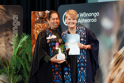 Photo from the TWoA Whirikoka 2024 Graduation (Gisborne), held at the War Memorial Theatre, Gisborne, East Coast, New Zealand on Wednesday 10 April, 2024. Photo by Mike Walen / KeyImagery Photography. Copyright: © Te Wānanga o Aotearoa.