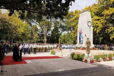 Photo from the Anzac Day 2025 Civic Service held at Memorial Park in Hamilton, Waikato, New Zealand on Friday, 25 April, 2025. Photography by Mike Walen / KeyImagery Photography. Copyright: © 2025 Hamilton City Council.