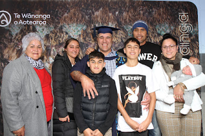 Booth photo from the TWoA Waiariki 2023 Graduations (Waiwhero), held at Te Puia, Rotorua, Bay of Plenty, New Zealand on Friday, 12 May, 2023. Photo: Instabooth by KeyImagery. Copyright: © Te Wānanga o Aotearoa.