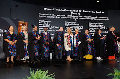 Photo from the TWoA Tāmaki Makaurau 2024 Graduations (Ceremony 4 @ 7pm), held at Church Unlimited, Glendene, Auckland, New Zealand on Tuesday, 25 June, 2024. Photo: Mike Walen / KeyImagery Photography. Copyright: © Te Wānanga o Aotearoa.
