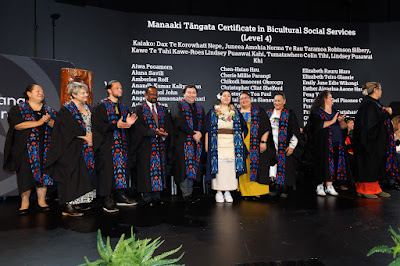 Photo from the TWoA Tāmaki Makaurau 2024 Graduations (Ceremony 4 @ 7pm), held at Church Unlimited, Glendene, Auckland, New Zealand on Tuesday, 25 June, 2024. Photo: Mike Walen / KeyImagery Photography. Copyright: © Te Wānanga o Aotearoa.
