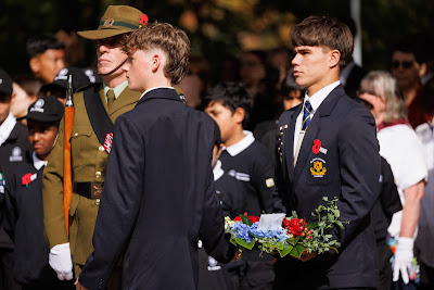 Photo from the Anzac Day 2025 Civic Service held at Memorial Park in Hamilton, Waikato, New Zealand on Friday, 25 April, 2025. Photography by Mike Walen / KeyImagery Photography. Copyright: © 2025 Hamilton City Council.