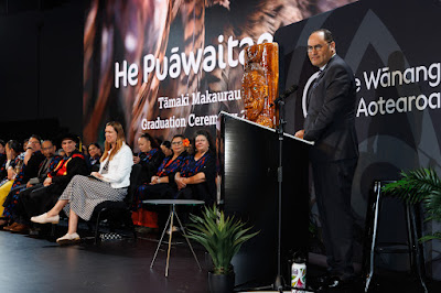 Photo from the TWoA Tāmaki Makaurau 2024 Graduations (Ceremony 4 @ 7pm), held at Church Unlimited, Glendene, Auckland, New Zealand on Tuesday, 25 June, 2024. Photo: Mike Walen / KeyImagery Photography. Copyright: © Te Wānanga o Aotearoa.