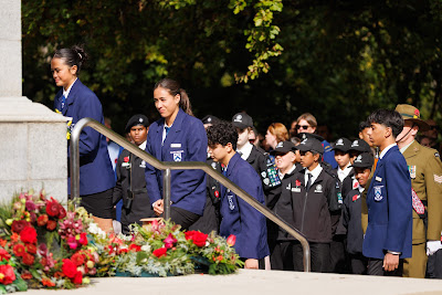 Photo from the Anzac Day 2025 Civic Service held at Memorial Park in Hamilton, Waikato, New Zealand on Friday, 25 April, 2025. Photography by Mike Walen / KeyImagery Photography. Copyright: © 2025 Hamilton City Council.