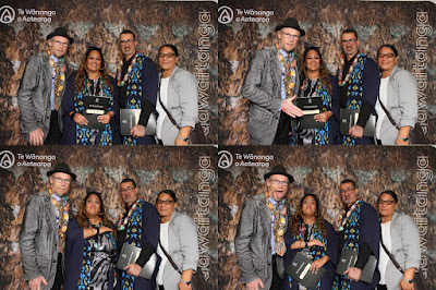 Booth photo from the TWoA Waiariki 2023 Graduations (Whakatāne), held at the Baptist Church, Whakatāne, Bay of Plenty, New Zealand on Wednesday, 17 May, 2023. Photo: Mike Walen / KeyImagery Photography. Copyright: © Te Wānanga o Aotearoa.