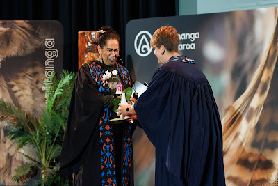 Photo from the TWoA Whirikoka 2024 Graduation (Gisborne), held at the War Memorial Theatre, Gisborne, East Coast, New Zealand on Wednesday 10 April, 2024. Photo by Mike Walen / KeyImagery Photography. Copyright: © Te Wānanga o Aotearoa.
