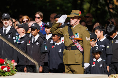 Photo from the Anzac Day 2025 Civic Service held at Memorial Park in Hamilton, Waikato, New Zealand on Friday, 25 April, 2025. Photography by Mike Walen / KeyImagery Photography. Copyright: © 2025 Hamilton City Council.