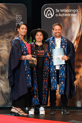 Photo from the TWoA Whirikoka 2024 Graduation (Gisborne), held at the War Memorial Theatre, Gisborne, East Coast, New Zealand on Wednesday 10 April, 2024. Photo by Mike Walen / KeyImagery Photography. Copyright: © Te Wānanga o Aotearoa.