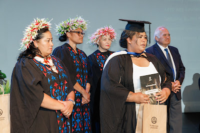 Photo from Ceremony 3 of the TWoA Tāmaki Makaurau 2025 Graduations (March 2025) held at the Mangere Arts Centre in Auckland, New Zealand on Wednesday, 12 March, 2025. Photo by Mike Walen / KeyImagery Photography. Copyright: © 2025 Te Wānanga o Aotearoa.