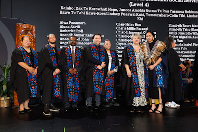 Photo from the TWoA Tāmaki Makaurau 2024 Graduations (Ceremony 4 @ 7pm), held at Church Unlimited, Glendene, Auckland, New Zealand on Tuesday, 25 June, 2024. Photo: Mike Walen / KeyImagery Photography. Copyright: © Te Wānanga o Aotearoa.