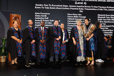 Photo from the TWoA Tāmaki Makaurau 2024 Graduations (Ceremony 4 @ 7pm), held at Church Unlimited, Glendene, Auckland, New Zealand on Tuesday, 25 June, 2024. Photo: Mike Walen / KeyImagery Photography. Copyright: © Te Wānanga o Aotearoa.