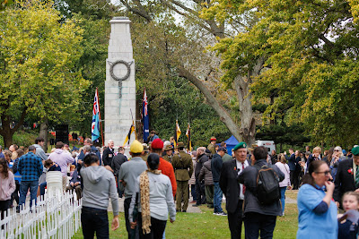 Photo from the Anzac Day 2023 Civic Parade & Service held at Memorial Park, Hamilton, Waikato, New Zealand. Taken: Tuesday, 25 April, 2023. Photography: Mike Walen / KeyImagery Photography. Copyright: © Hamilton City Council.
