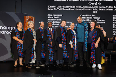 Photo from the TWoA Tāmaki Makaurau 2024 Graduations (Ceremony 4 @ 7pm), held at Church Unlimited, Glendene, Auckland, New Zealand on Tuesday, 25 June, 2024. Photo: Mike Walen / KeyImagery Photography. Copyright: © Te Wānanga o Aotearoa.