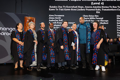 Photo from the TWoA Tāmaki Makaurau 2024 Graduations (Ceremony 4 @ 7pm), held at Church Unlimited, Glendene, Auckland, New Zealand on Tuesday, 25 June, 2024. Photo: Mike Walen / KeyImagery Photography. Copyright: © Te Wānanga o Aotearoa.