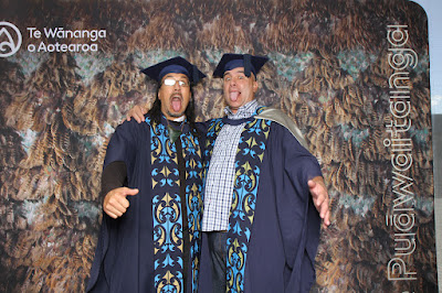 Booth photo from the TWoA Waiariki 2023 Graduations (Waiwhero), held at Te Puia, Rotorua, Bay of Plenty, New Zealand on Friday, 12 May, 2023. Photo: Instabooth by KeyImagery. Copyright: © Te Wānanga o Aotearoa.