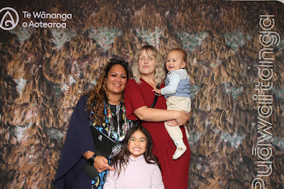 Booth photo from the TWoA Waiariki 2023 Graduations (Whakatāne), held at the Baptist Church, Whakatāne, Bay of Plenty, New Zealand on Wednesday, 17 May, 2023. Photo: Mike Walen / KeyImagery Photography. Copyright: © Te Wānanga o Aotearoa.