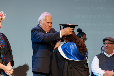 Photo from Ceremony 3 of the TWoA Tāmaki Makaurau 2025 Graduations (March 2025) held at the Mangere Arts Centre in Auckland, New Zealand on Wednesday, 12 March, 2025. Photo by Mike Walen / KeyImagery Photography. Copyright: © 2025 Te Wānanga o Aotearoa.