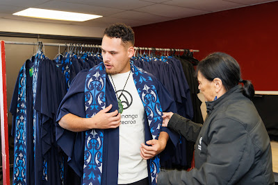 Photo from the TWoA Waiariki 2025 Graduation (Kawerau), held at the Rautahi Marae in Kawerau, Bay of Plenty, New Zealand on Friday, 16 May, 2025. Photo: Mike Walen / KeyImagery Photography. Copyright: © 2025 Te Wānanga o Aotearoa.