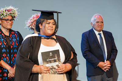 Photo from Ceremony 3 of the TWoA Tāmaki Makaurau 2025 Graduations (March 2025) held at the Mangere Arts Centre in Auckland, New Zealand on Wednesday, 12 March, 2025. Photo by Mike Walen / KeyImagery Photography. Copyright: © 2025 Te Wānanga o Aotearoa.