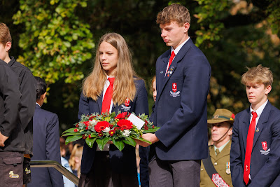 Photo from the Anzac Day 2023 Civic Parade & Service held at Memorial Park, Hamilton, Waikato, New Zealand. Taken: Tuesday, 25 April, 2023. Photography: Mike Walen / KeyImagery Photography. Copyright: © Hamilton City Council.