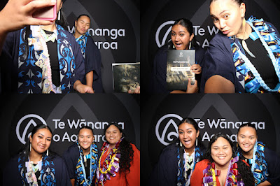 Booth photo from the TWoA Te Tai Tokerau (Kaitaia) 2025 Graduation held at Te Kura Kaupapa Maori o Pukemiro in Kaitaia, Northland, New Zealand on Monday, 14 April, 2025. Photo by InstaBooth / KeyImagery Photography. Copyright: © 2025 Te Wānanga o Aotearoa.