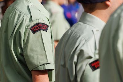 Photo from the Anzac Day 2023 Civic Parade & Service held at Memorial Park, Hamilton, Waikato, New Zealand. Taken: Tuesday, 25 April, 2023. Photography: Mike Walen / KeyImagery Photography. Copyright: © Hamilton City Council.