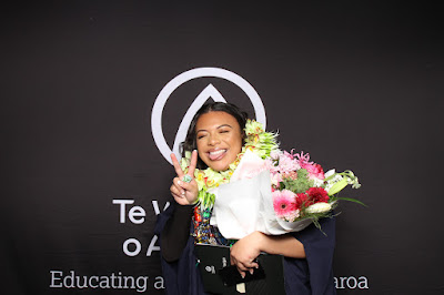 Photo from the TWoA Tāmaki Makaurau 2023 Graduations (Ceremony 4 @ 10am), held at the Due Drop Events Centre, Manukau, Auckland, New Zealand on Thursday, 8 June, 2023. Photo: InstaBooth by KeyImagery Photography. Copyright: © Te Wānanga o Aotearoa.