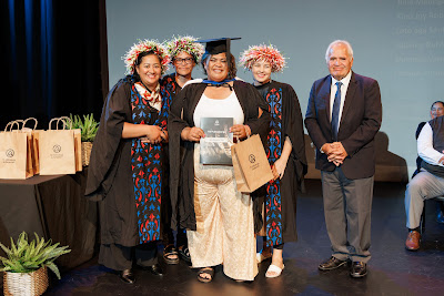 Photo from Ceremony 3 of the TWoA Tāmaki Makaurau 2025 Graduations (March 2025) held at the Mangere Arts Centre in Auckland, New Zealand on Wednesday, 12 March, 2025. Photo by Mike Walen / KeyImagery Photography. Copyright: © 2025 Te Wānanga o Aotearoa.
