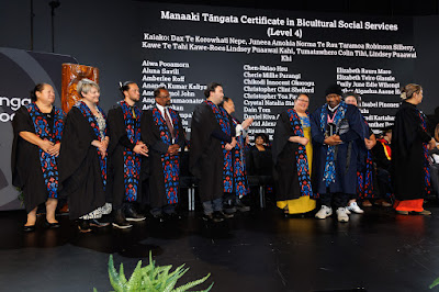 Photo from the TWoA Tāmaki Makaurau 2024 Graduations (Ceremony 4 @ 7pm), held at Church Unlimited, Glendene, Auckland, New Zealand on Tuesday, 25 June, 2024. Photo: Mike Walen / KeyImagery Photography. Copyright: © Te Wānanga o Aotearoa.