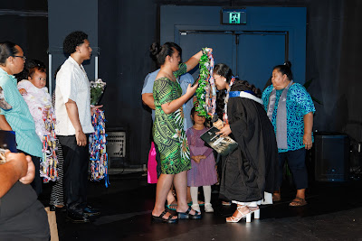 Photo from Ceremony 3 of the TWoA Tāmaki Makaurau 2025 Graduations (March 2025) held at the Mangere Arts Centre in Auckland, New Zealand on Wednesday, 12 March, 2025. Photo by Mike Walen / KeyImagery Photography. Copyright: © 2025 Te Wānanga o Aotearoa.