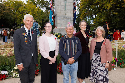 Photo from the Anzac Day 2025 Civic Service held at Memorial Park in Hamilton, Waikato, New Zealand on Friday, 25 April, 2025. Photography by Mike Walen / KeyImagery Photography. Copyright: © 2025 Hamilton City Council.