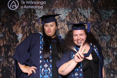 Booth photo from the TWoA Tainui 2021 Graduations (Friday - Ceremony 3),  held at Elim Church, Te Rapa, Hamilton, New Zealand. Taken: Friday 23 April 2021. Photo: InstaBooth / KeyImagery Photography. Copyright: © Te Wānanga o Aotearoa.