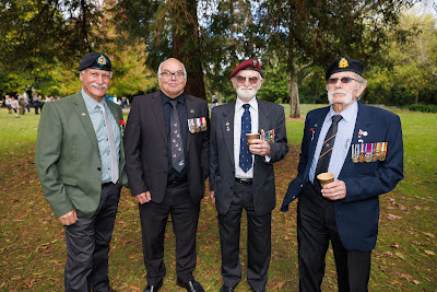 Photo from the Anzac Day 2023 Civic Parade & Service held at Memorial Park, Hamilton, Waikato, New Zealand. Taken: Tuesday, 25 April, 2023. Photography: Mike Walen / KeyImagery Photography. Copyright: © Hamilton City Council.