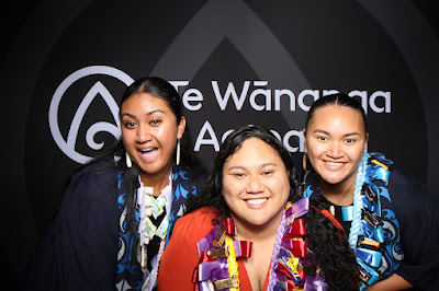 Booth photo from the TWoA Te Tai Tokerau (Kaitaia) 2025 Graduation held at Te Kura Kaupapa Maori o Pukemiro in Kaitaia, Northland, New Zealand on Monday, 14 April, 2025. Photo by InstaBooth / KeyImagery Photography. Copyright: © 2025 Te Wānanga o Aotearoa.