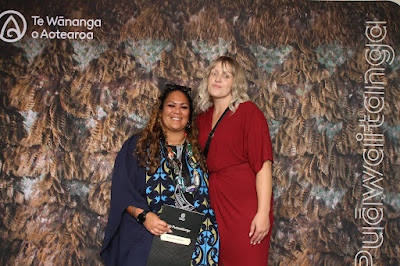 Booth photo from the TWoA Waiariki 2023 Graduations (Whakatāne), held at the Baptist Church, Whakatāne, Bay of Plenty, New Zealand on Wednesday, 17 May, 2023. Photo: Mike Walen / KeyImagery Photography. Copyright: © Te Wānanga o Aotearoa.