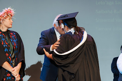 Photo from Ceremony 3 of the TWoA Tāmaki Makaurau 2025 Graduations (March 2025) held at the Mangere Arts Centre in Auckland, New Zealand on Wednesday, 12 March, 2025. Photo by Mike Walen / KeyImagery Photography. Copyright: © 2025 Te Wānanga o Aotearoa.