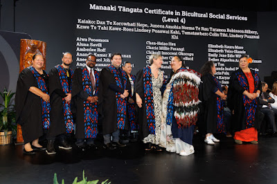 Photo from the TWoA Tāmaki Makaurau 2024 Graduations (Ceremony 4 @ 7pm), held at Church Unlimited, Glendene, Auckland, New Zealand on Tuesday, 25 June, 2024. Photo: Mike Walen / KeyImagery Photography. Copyright: © Te Wānanga o Aotearoa.
