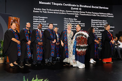 Photo from the TWoA Tāmaki Makaurau 2024 Graduations (Ceremony 4 @ 7pm), held at Church Unlimited, Glendene, Auckland, New Zealand on Tuesday, 25 June, 2024. Photo: Mike Walen / KeyImagery Photography. Copyright: © Te Wānanga o Aotearoa.