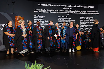 Photo from the TWoA Tāmaki Makaurau 2024 Graduations (Ceremony 4 @ 7pm), held at Church Unlimited, Glendene, Auckland, New Zealand on Tuesday, 25 June, 2024. Photo: Mike Walen / KeyImagery Photography. Copyright: © Te Wānanga o Aotearoa.