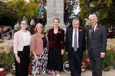 Photo from the Anzac Day 2025 Civic Service held at Memorial Park in Hamilton, Waikato, New Zealand on Friday, 25 April, 2025. Photography by Mike Walen / KeyImagery Photography. Copyright: © 2025 Hamilton City Council.