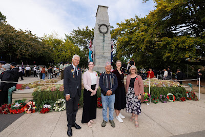 Photo from the Anzac Day 2025 Civic Service held at Memorial Park in Hamilton, Waikato, New Zealand on Friday, 25 April, 2025. Photography by Mike Walen / KeyImagery Photography. Copyright: © 2025 Hamilton City Council.