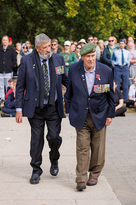 Photo from the Anzac Day 2023 Civic Parade & Service held at Memorial Park, Hamilton, Waikato, New Zealand. Taken: Tuesday, 25 April, 2023. Photography: Mike Walen / KeyImagery Photography. Copyright: © Hamilton City Council.