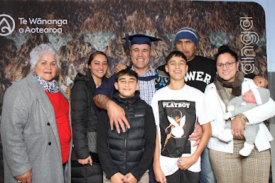 Booth photo from the TWoA Waiariki 2023 Graduations (Waiwhero), held at Te Puia, Rotorua, Bay of Plenty, New Zealand on Friday, 12 May, 2023. Photo: Instabooth by KeyImagery. Copyright: © Te Wānanga o Aotearoa.