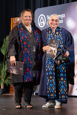 Photo from the TWoA Whirikoka 2024 Graduation (Gisborne), held at the War Memorial Theatre, Gisborne, East Coast, New Zealand on Wednesday, 16 April, 2025. Photo by Alick Saunders for KeyImagery Photography. Copyright: © 2025 Te Wānanga o Aotearoa.