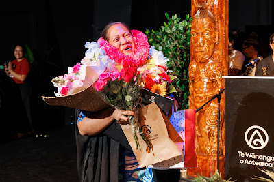 Photo from Ceremony 3 of the TWoA Tāmaki Makaurau 2025 Graduations (March 2025) held at the Mangere Arts Centre in Auckland, New Zealand on Wednesday, 12 March, 2025. Photo by Mike Walen / KeyImagery Photography. Copyright: © 2025 Te Wānanga o Aotearoa.