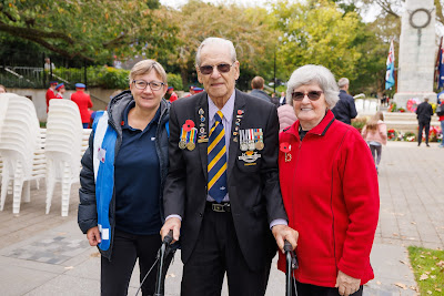 Photo from the Anzac Day 2023 Civic Parade & Service held at Memorial Park, Hamilton, Waikato, New Zealand. Taken: Tuesday, 25 April, 2023. Photography: Mike Walen / KeyImagery Photography. Copyright: © Hamilton City Council.