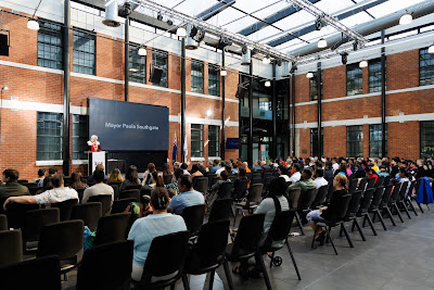 Photo from the HCC NZ Citizenship Ceremony (Morning) held in The Atrium, Wintec/Te Pukenga, Hamilton, Waikato, New Zealand at 10:00am on Monday, 12 February, 2024. Photo: Mike Walen / KeyImagery Photography. Copyright: © Hamilton City Council.
